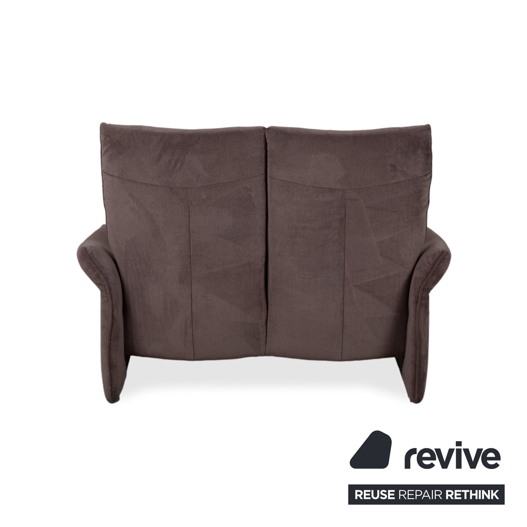 Mondo Varia 2057 Stoff Zweisitzer Grau Taupe manuelle Funktion Sofa Couch