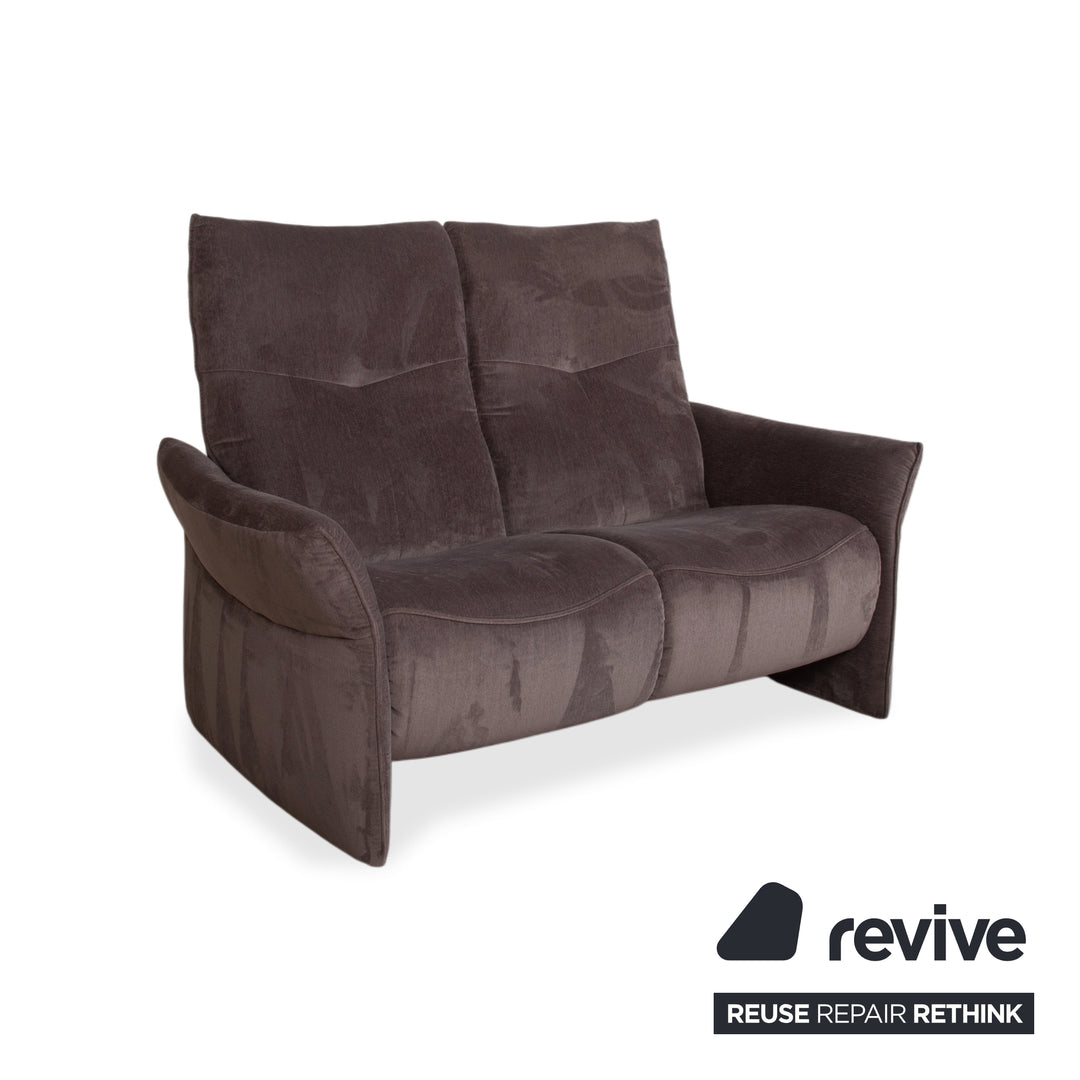Mondo Varia 2057 Stoff Zweisitzer Grau Taupe manuelle Funktion Sofa Couch