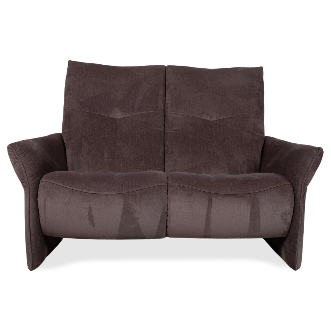 Mondo Varia 2057 Stoff Zweisitzer Grau Taupe manuelle Funktion Sofa Couch