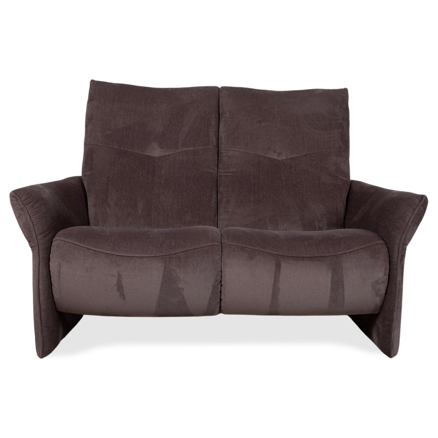 Mondo Varia 2057 Fabric Two-Seater Sofa Grey Taupe Manual Function