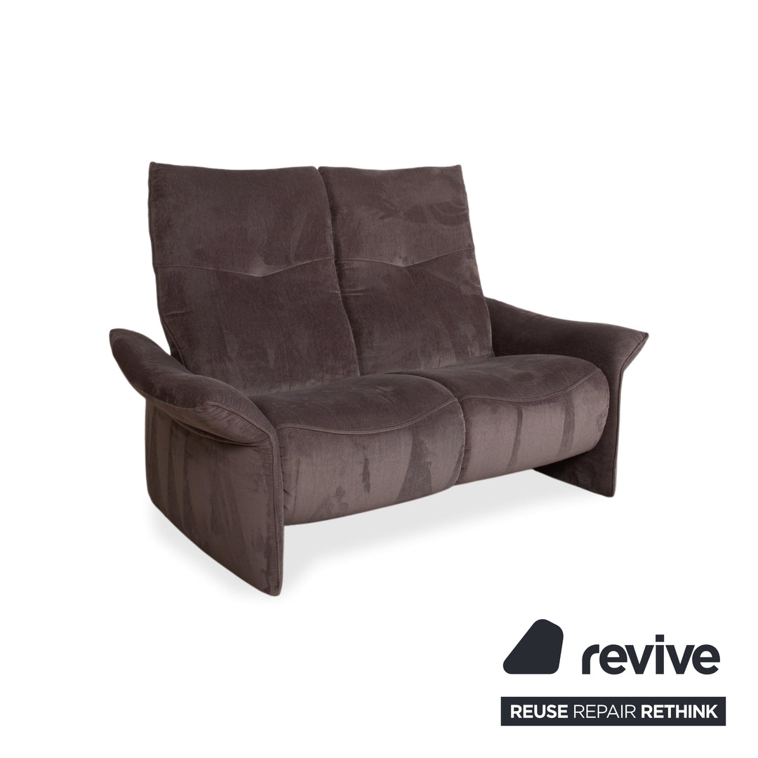 Mondo Varia 2057 Stoff Zweisitzer Grau Taupe manuelle Funktion Sofa Couch
