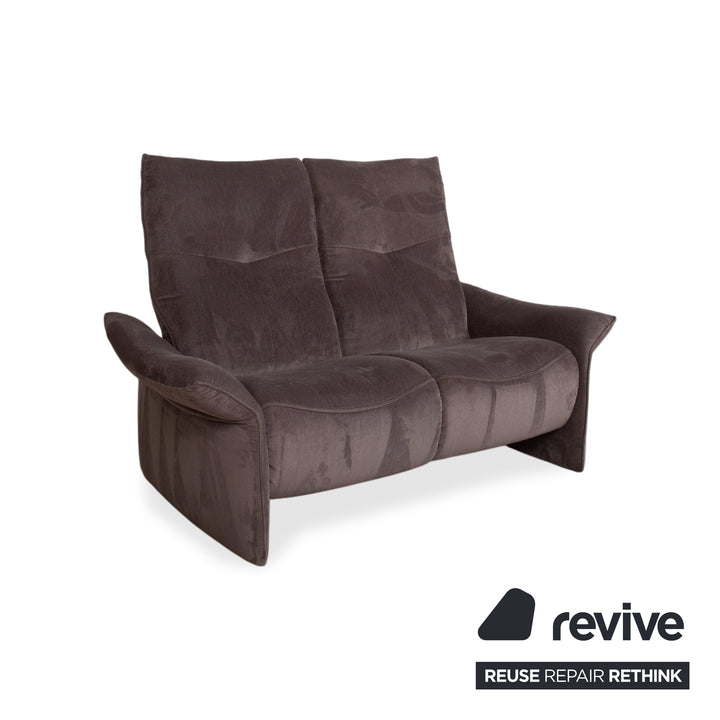 Mondo Varia 2057 Stoff Zweisitzer Grau Taupe manuelle Funktion Sofa Couch