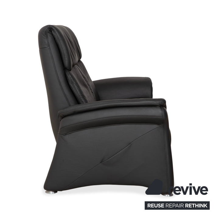 Mondo Varia Leder Zweisitzer Dunkelgrau Anthrazit