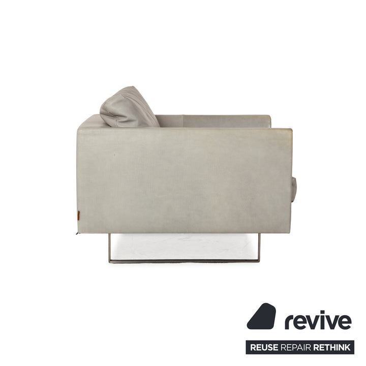 Montis Axel Leder Sessel Garnitur Grau Greige sx Sessel