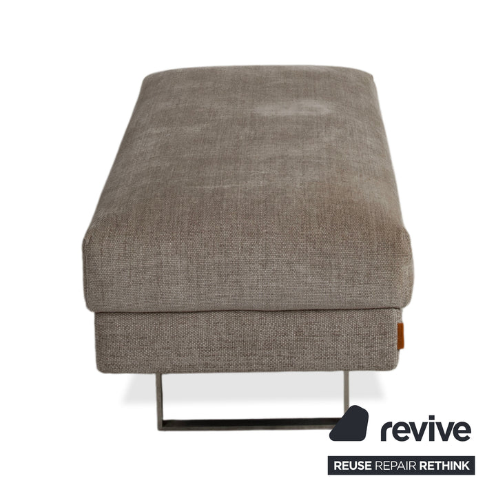 Montis Axel Stoff Hocker Grau