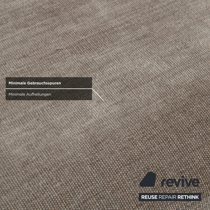 Montis Axel Stoff Hocker Grau