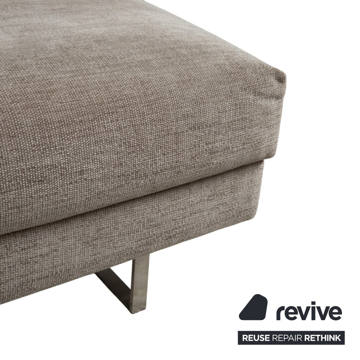 Montis Axel Stoff Hocker Grau