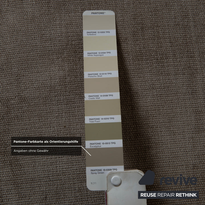 Montis Axel Stoff Hocker Grau