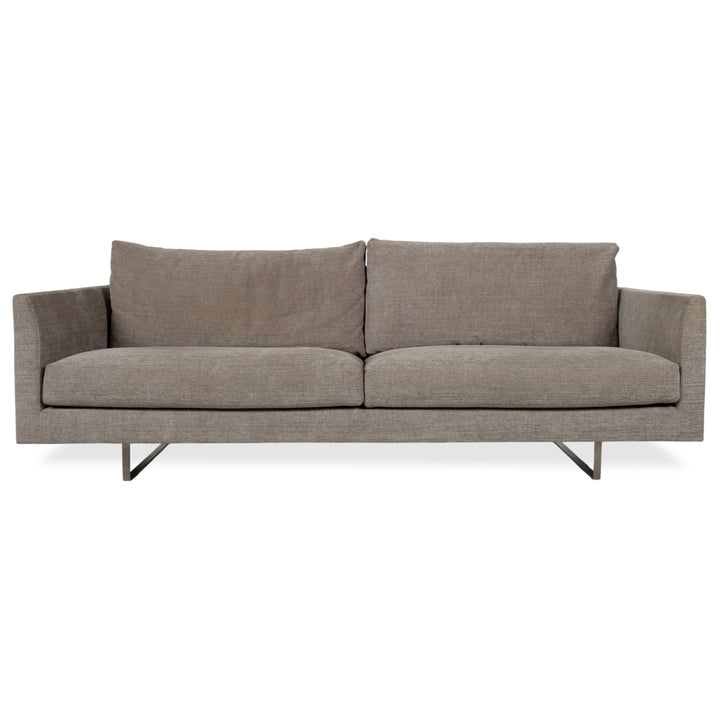 Canapé quatre places en tissu gris Montis Axel