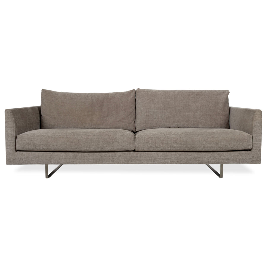 Canapé quatre places en tissu gris Montis Axel