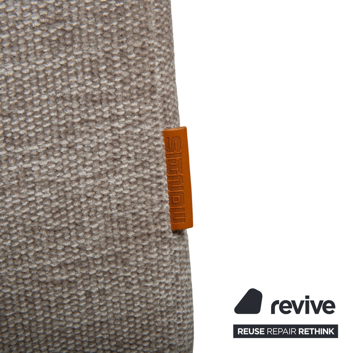 Montis Axel Stoff Viersitzer Grau Sofa Couch