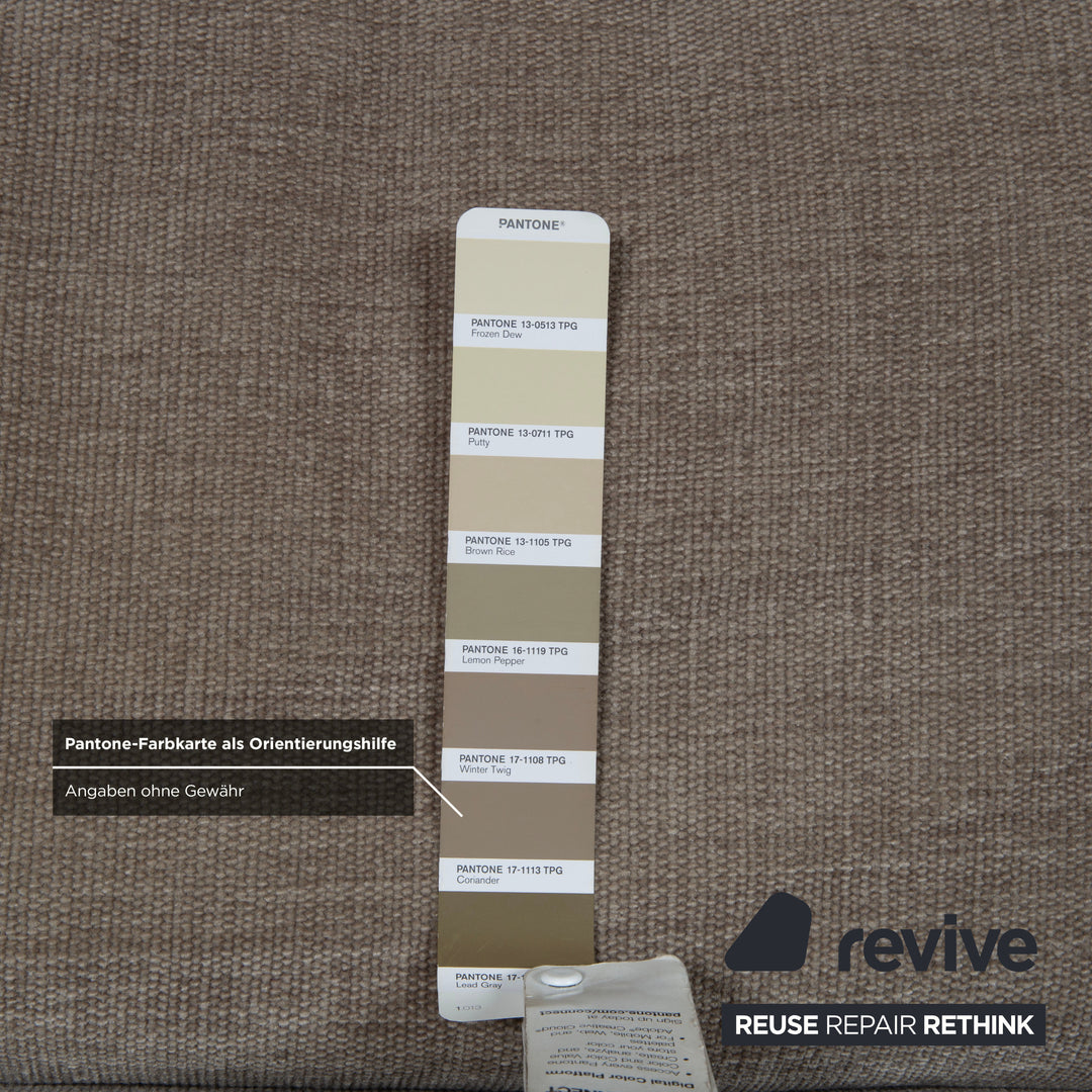 Montis Axel Stoff Viersitzer Grau Sofa Couch