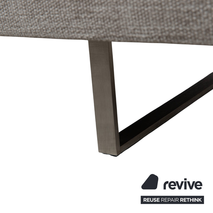 Montis Axel Stoff Viersitzer Hocker Grau Sofa Couch