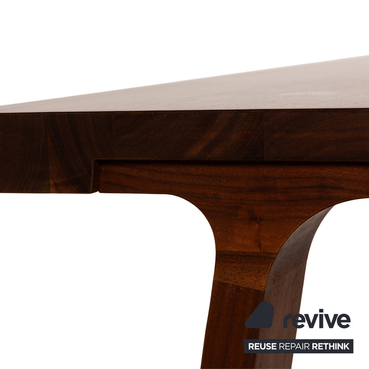 Montis Doble Wooden Dining Table Brown Walnut 230 x 94 x 74 cm