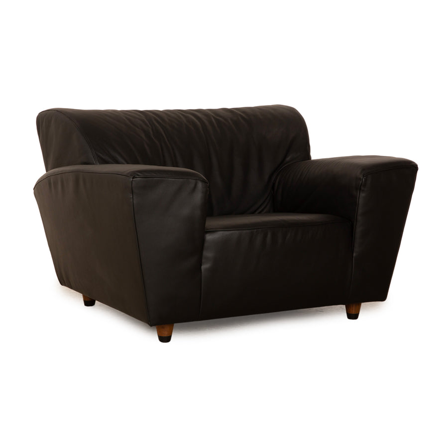 Montis Leder Sessel Schwarz Loveseat