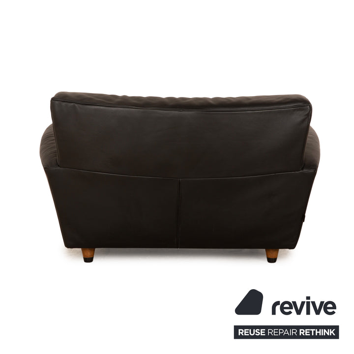 Montis Leather Armchair Black Loveseat