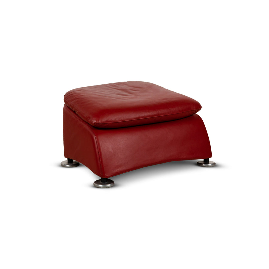 Montis Loge Leather Stool Red