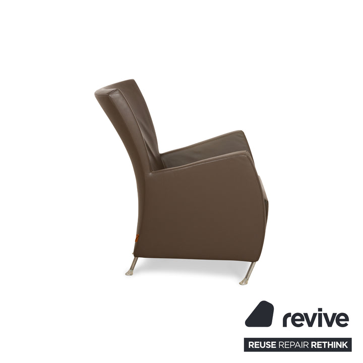 Montis Windy Leather Armchair Brown