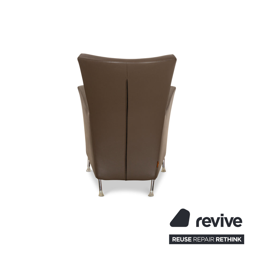 Montis Windy Leather Armchair Brown