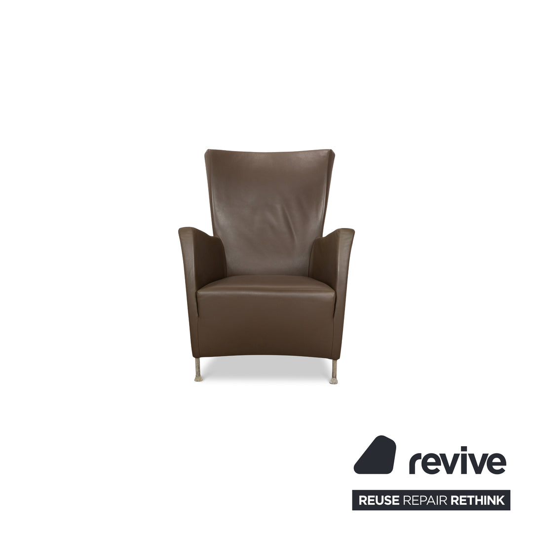 Montis Windy Leather Armchair Brown