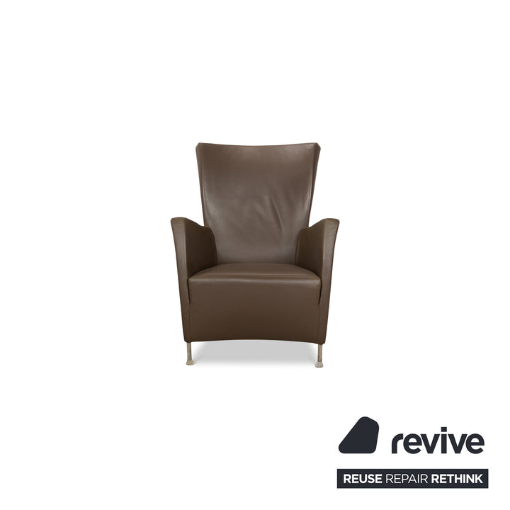 Montis Windy Leather Armchair Brown