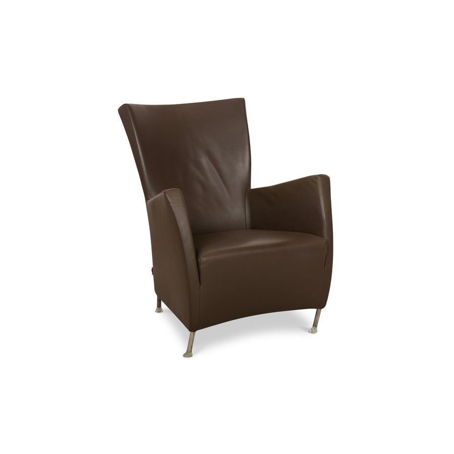Montis Windy Leather Armchair Brown