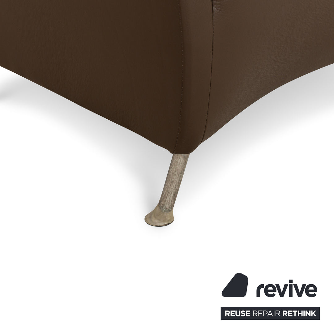 Montis Windy Leather Armchair Brown