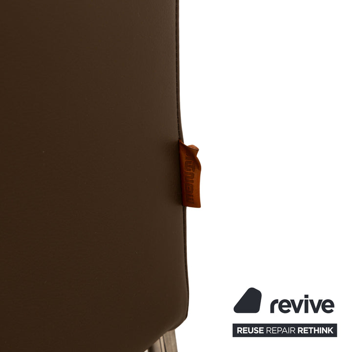 Montis Windy Leather Armchair Brown
