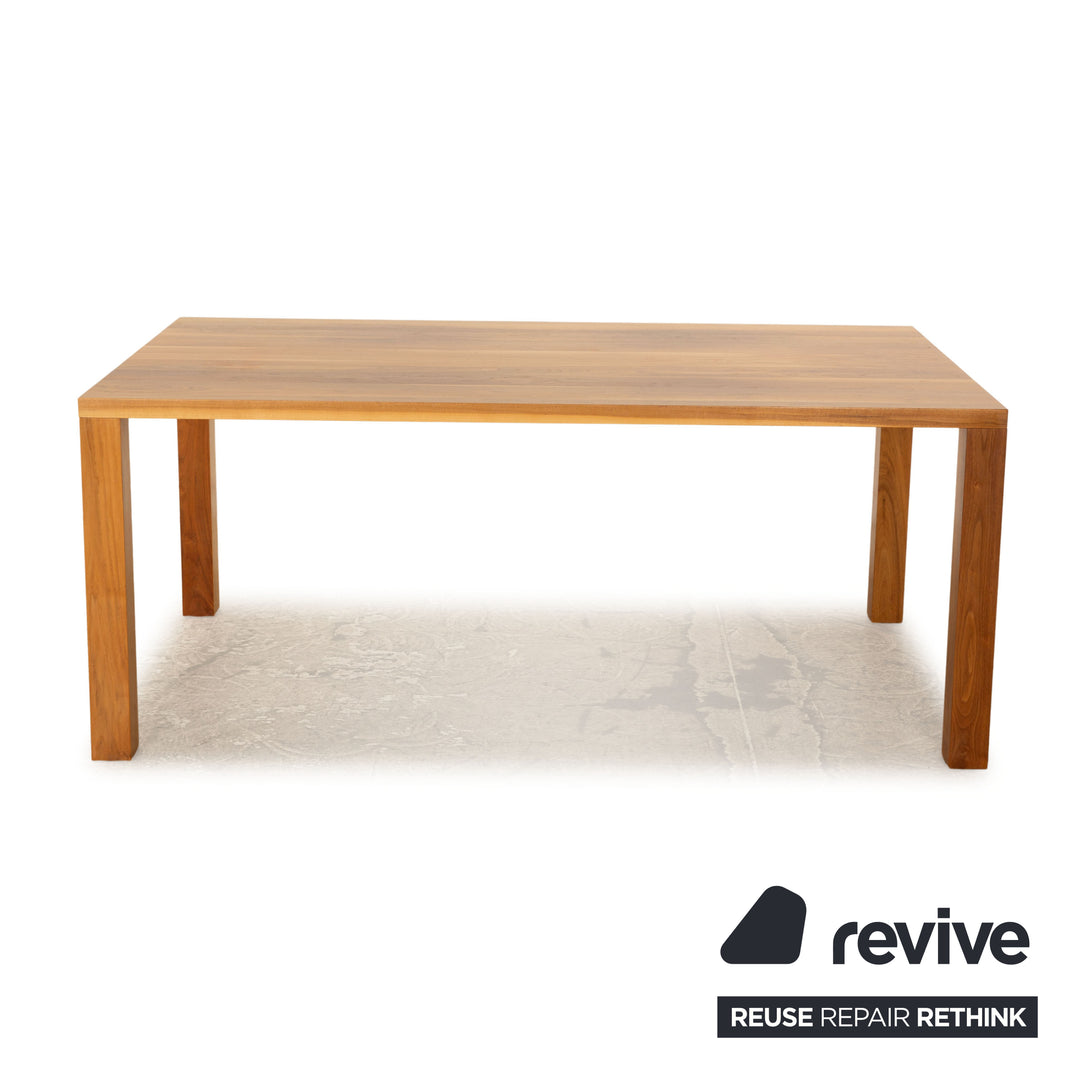 more Statino wood dining table walnut brown 180 x 75 x 100cm