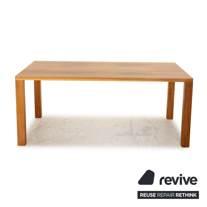 more Statino wood dining table walnut brown 180 x 75 x 100cm