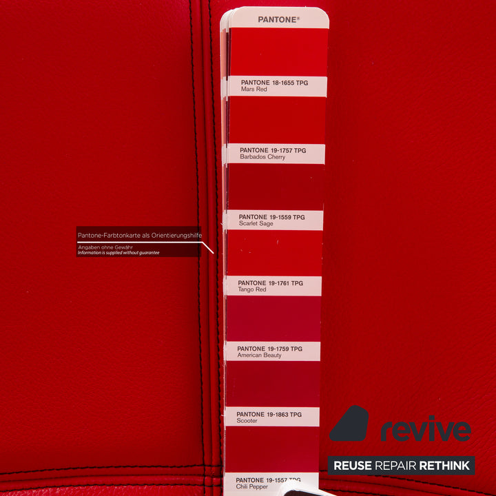 Moroso Fjord Leather Armchair Set Yellow Swivel Function