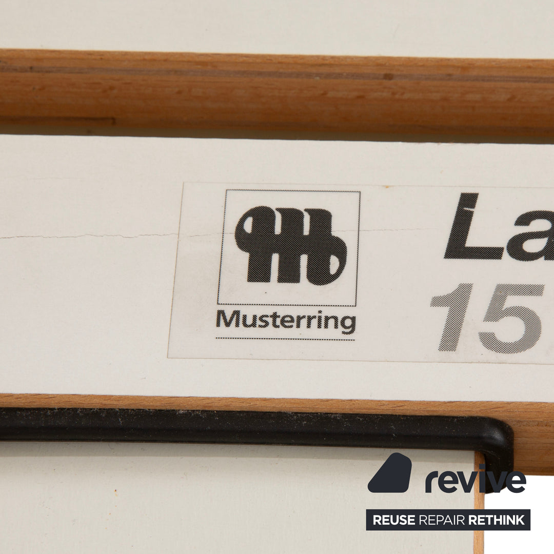 Musterring Doppelbett Metall mit Lattenrost schwarz gold