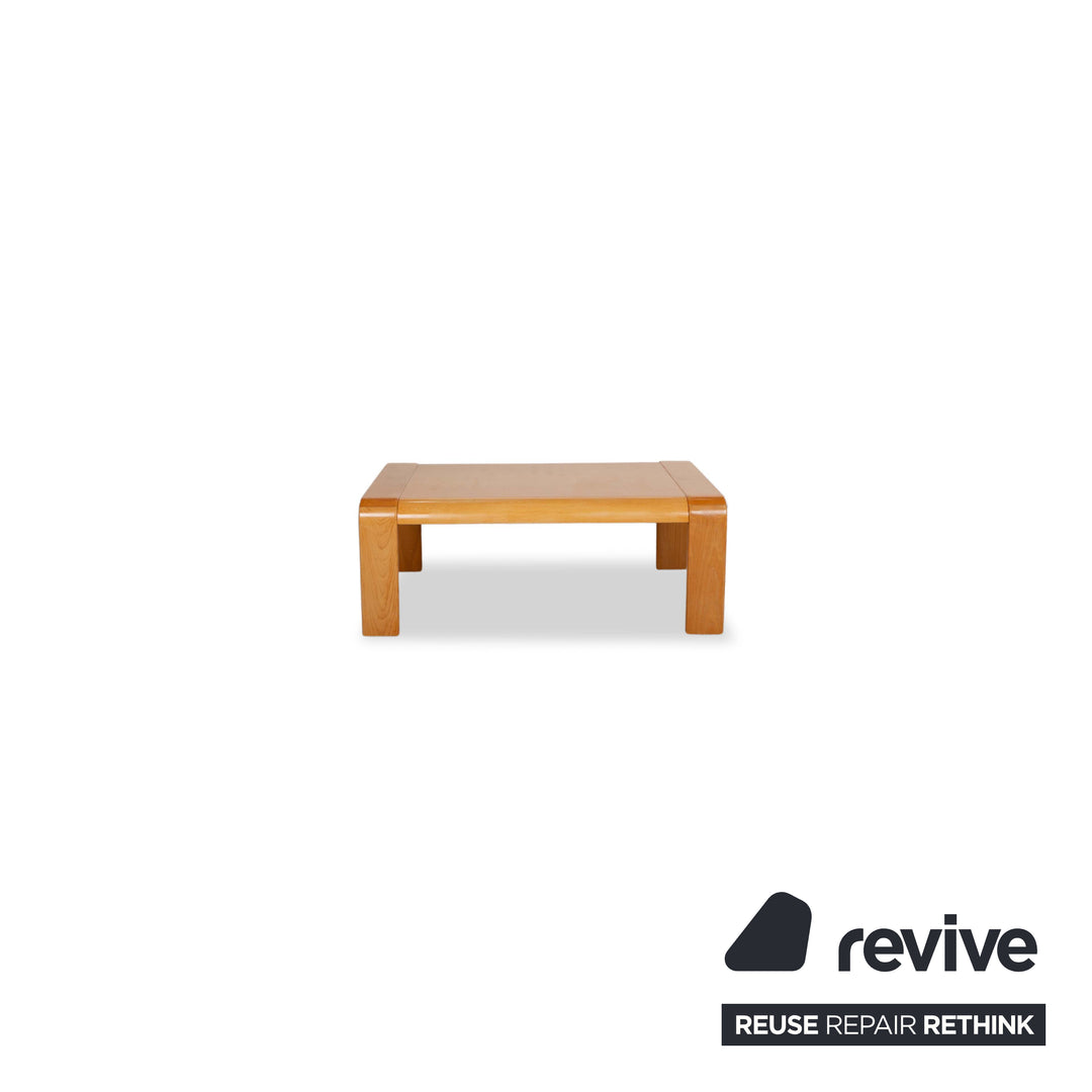 Echantillon table basse en bois ring marron