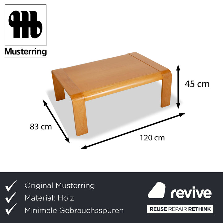 Musterring Holz Couchtisch Braun