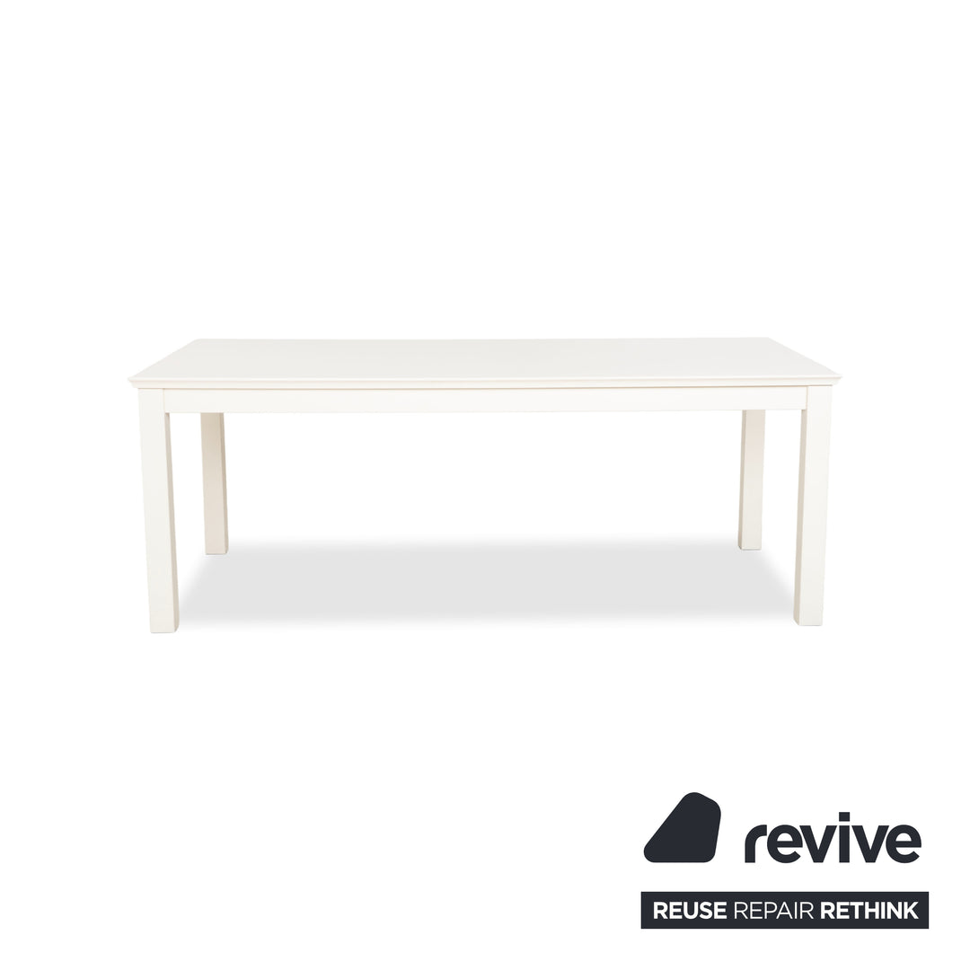 Table à manger Musterring en bois crème beige