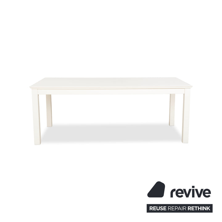 Table à manger Musterring en bois crème beige