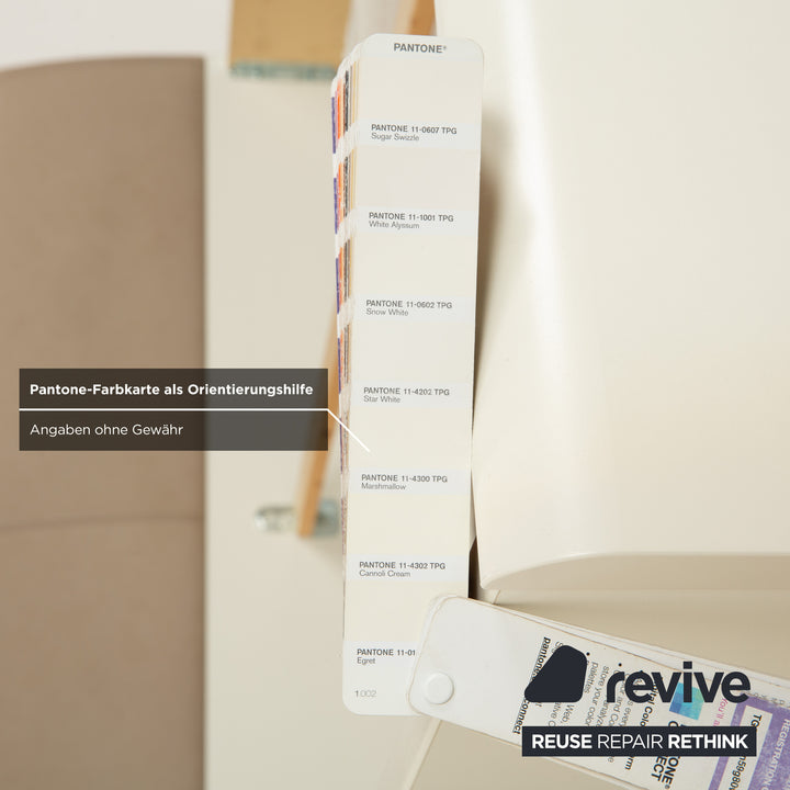 Musterring Holz Leder Bett Beige