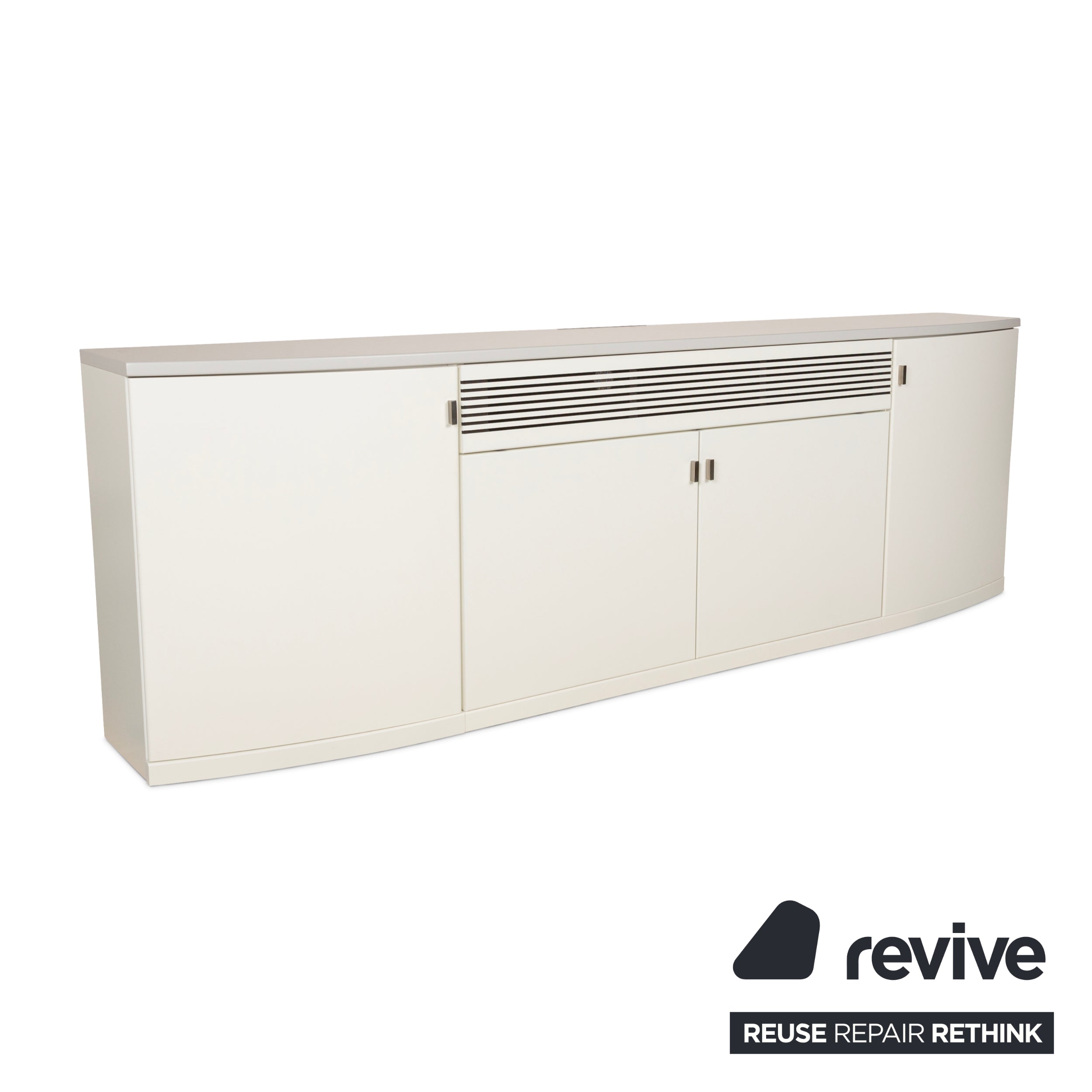 Musterring Kira Wooden Sideboard White Grey