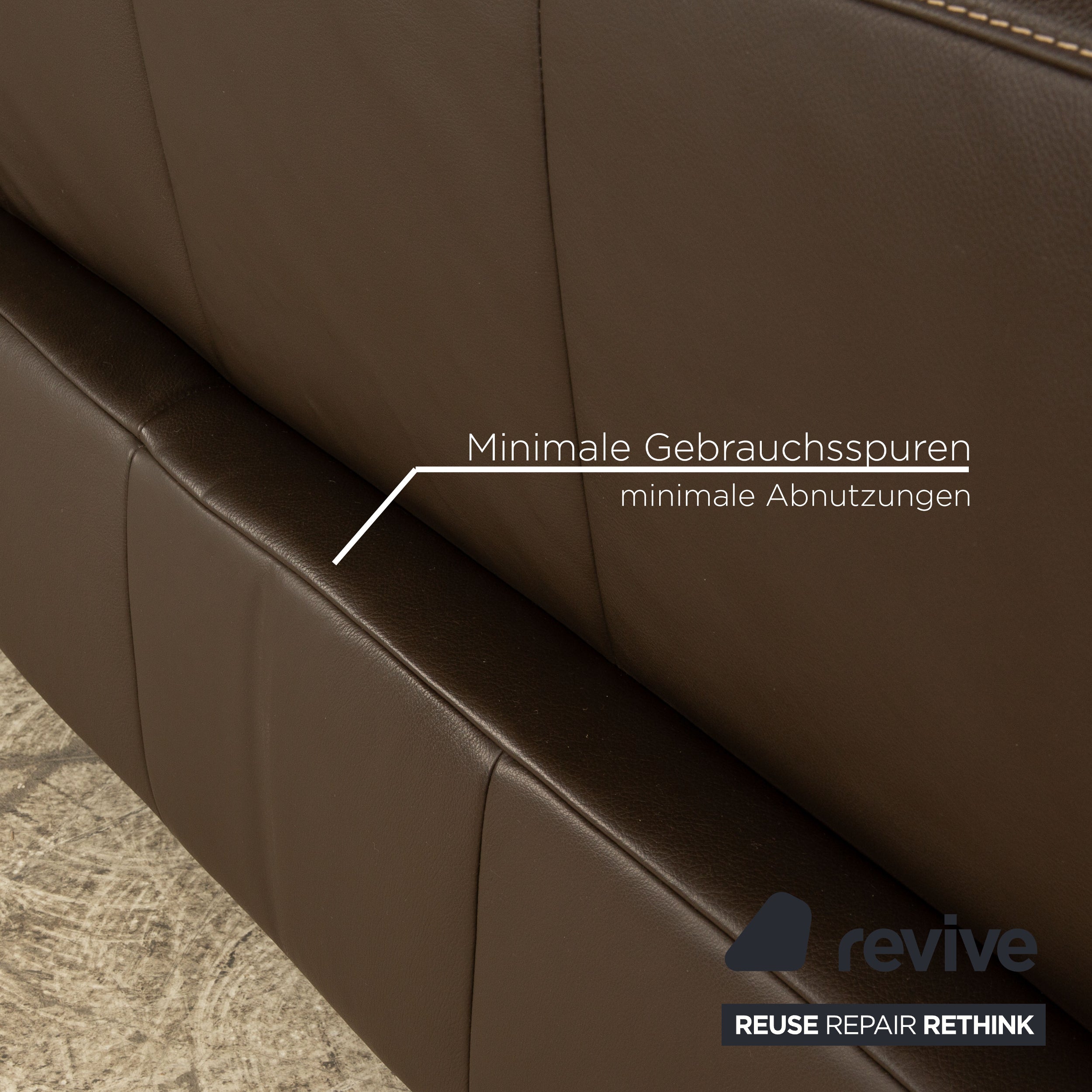 Musterring Leder Ecksofa Braun Sofa Couch