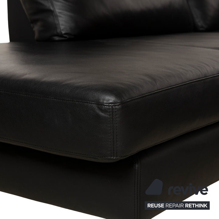 Musterring Leder Ecksofa Schwarz Recamiere Rechts Sofa Couch