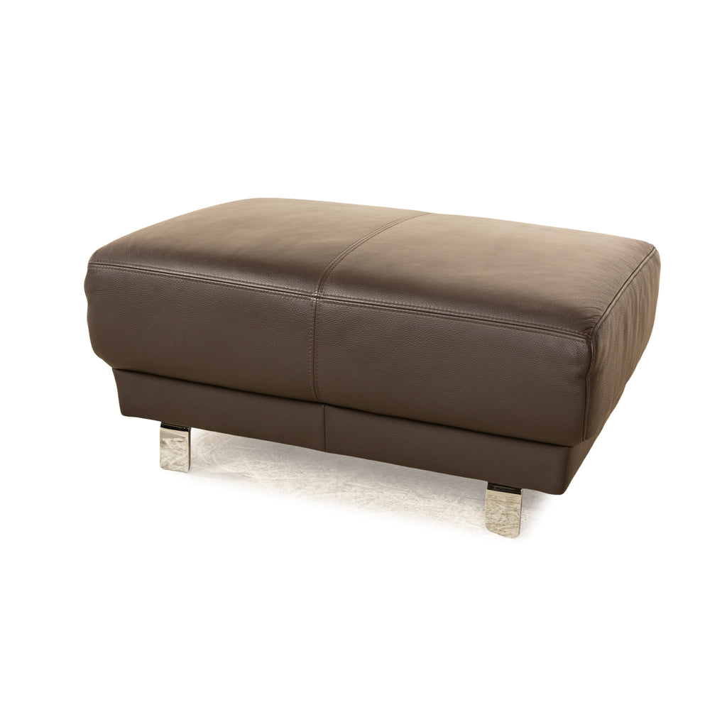 Musterring Hocker Braun Leder - 2. Hand - Revive.de