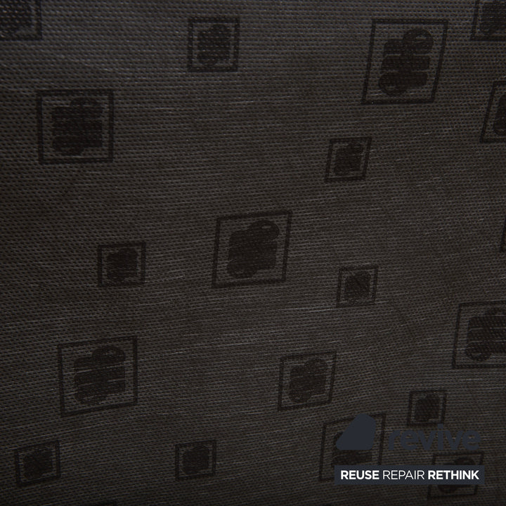 Fauteuil en cuir Musterring, beige crème, blanc cassé