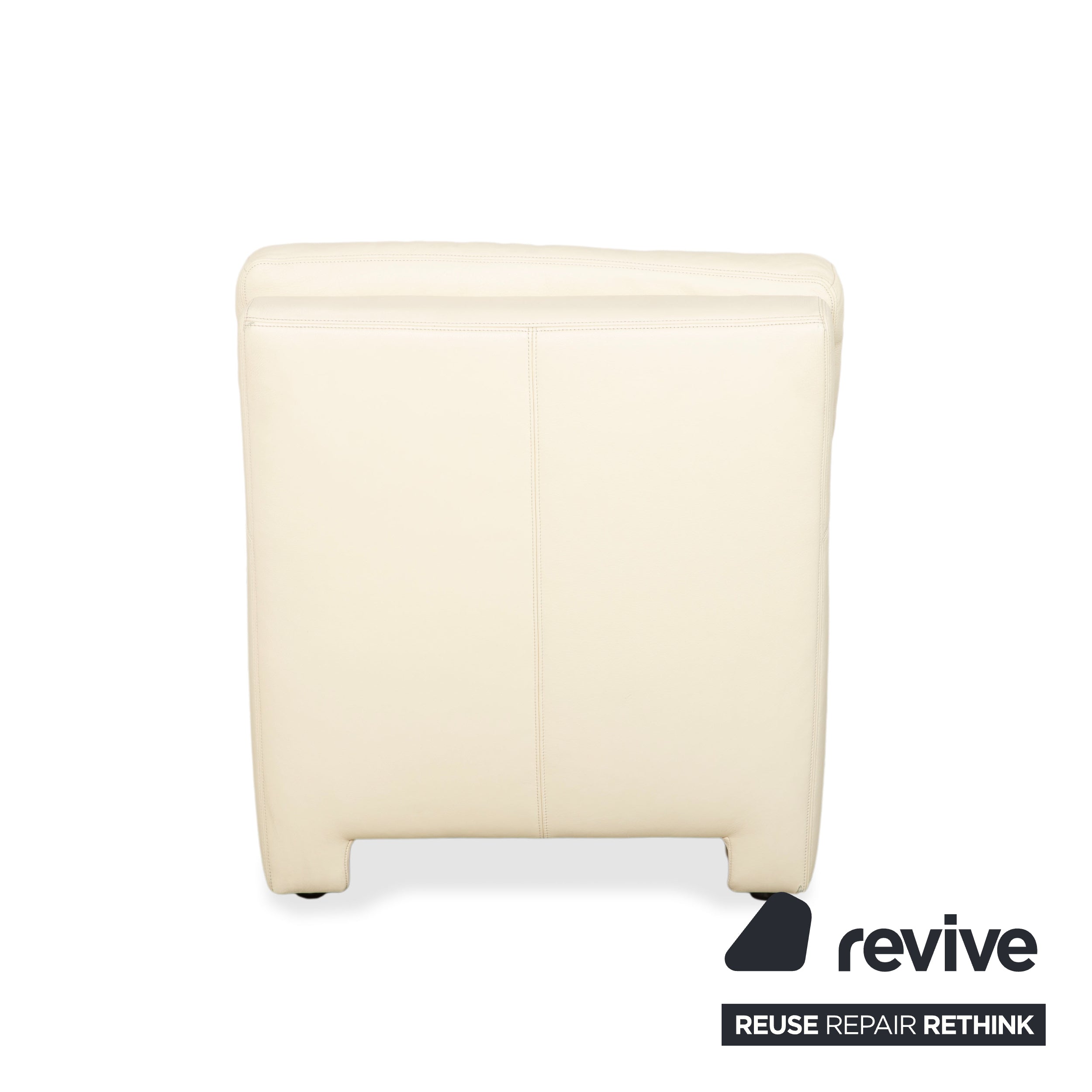 Musterring Leder Sessel Creme Beige Off-White