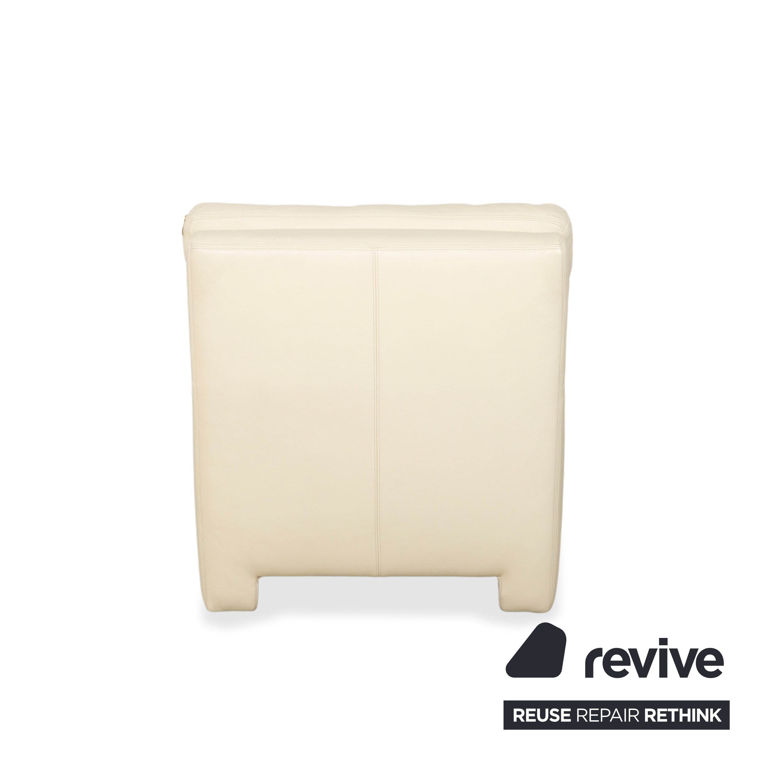 Musterring Leder Sessel Creme Beige Off-White