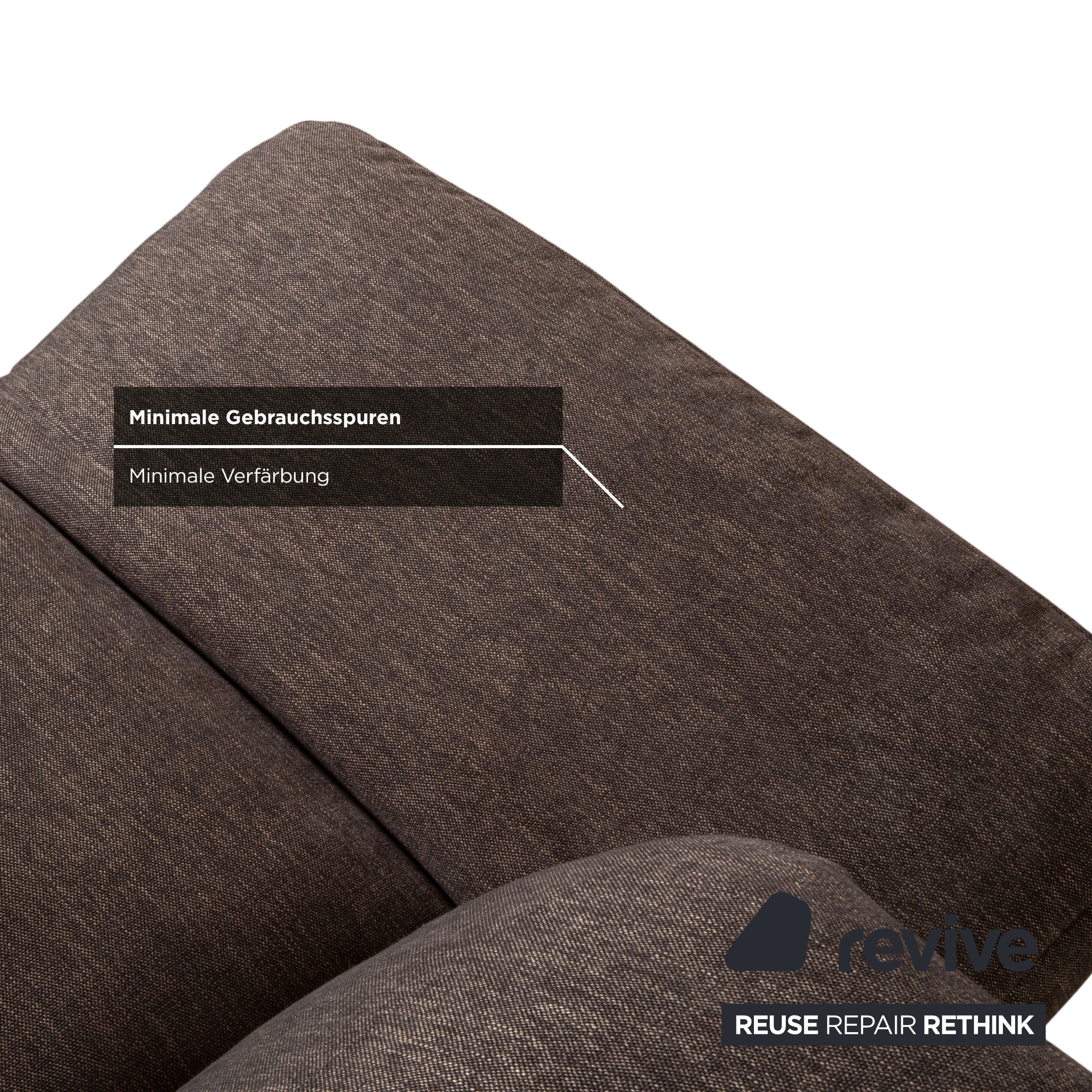 Musterring MR 495 Stoff Dreisitzer Grau Taupe Braun manuelle Funktion