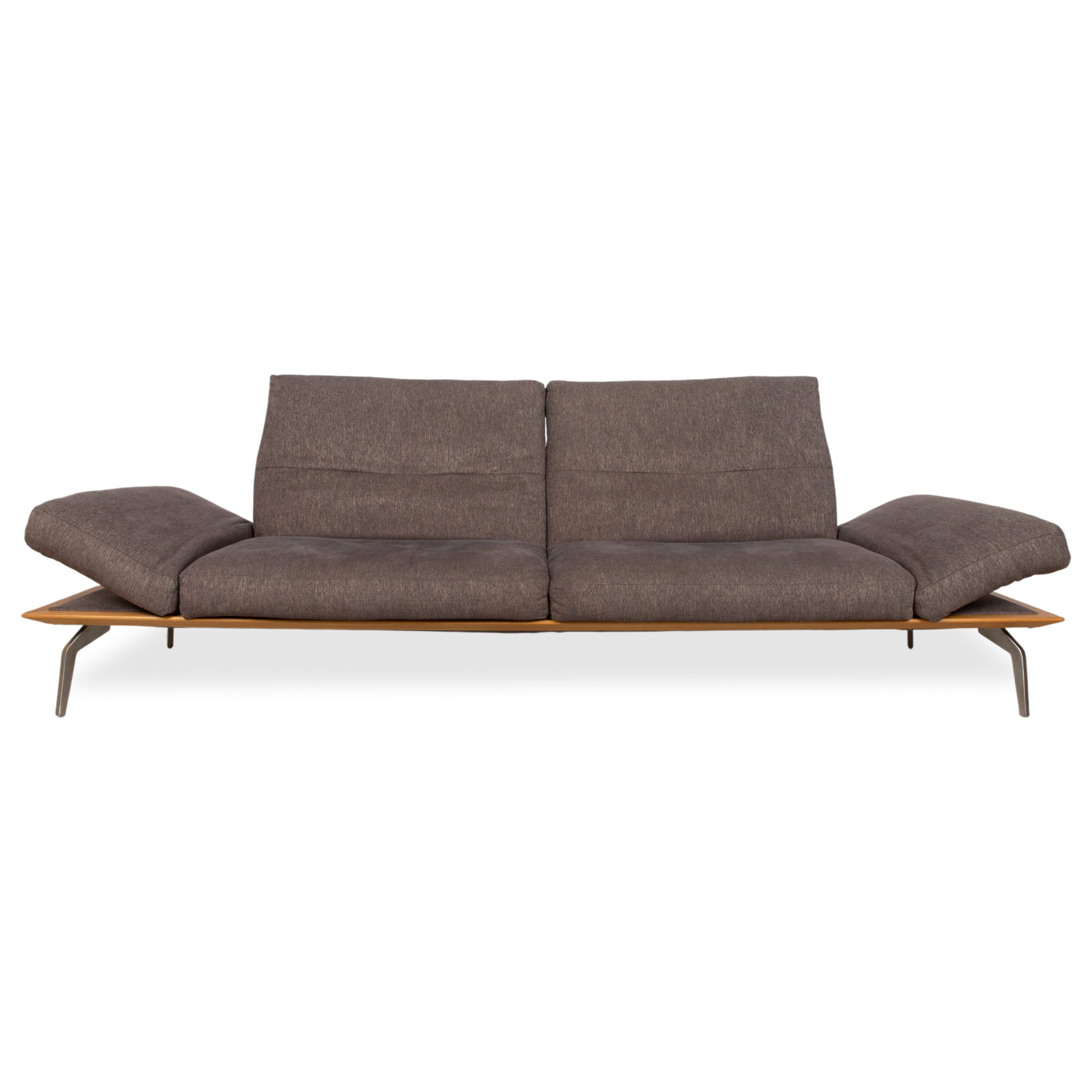 Musterring MR 495 Stoff Dreisitzer Grau Taupe Braun manuelle Funktion