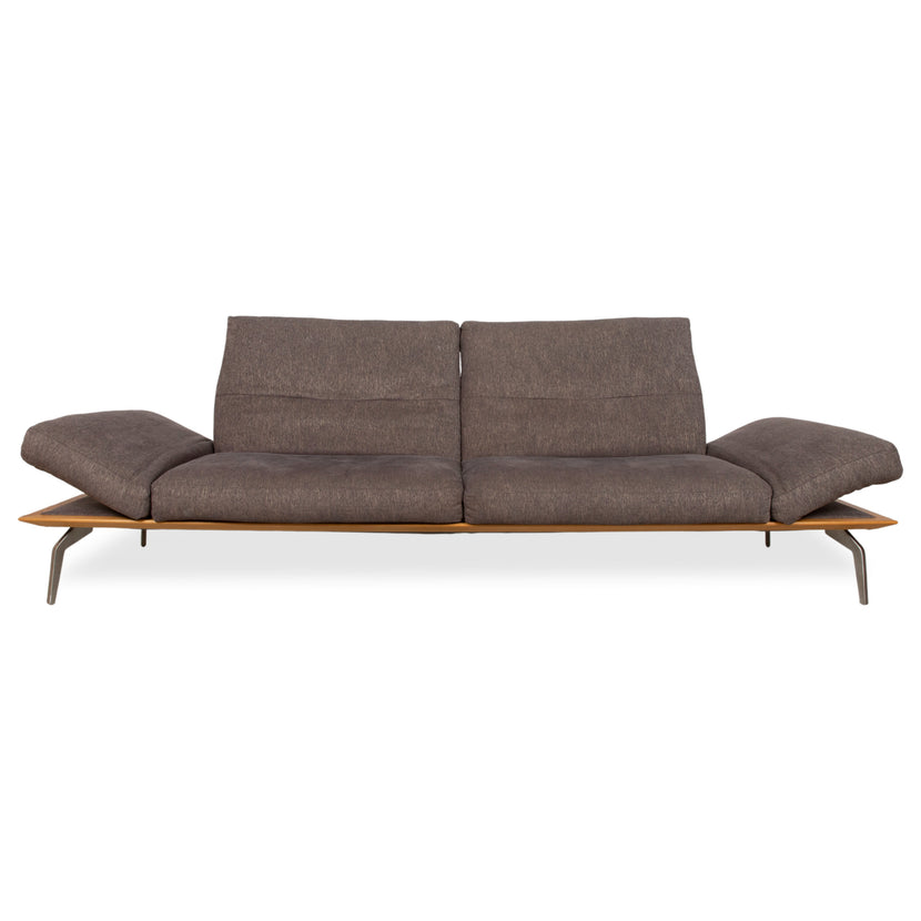 Musterring MR 495 Stoff Dreisitzer Grau Taupe Braun manuelle Funktion