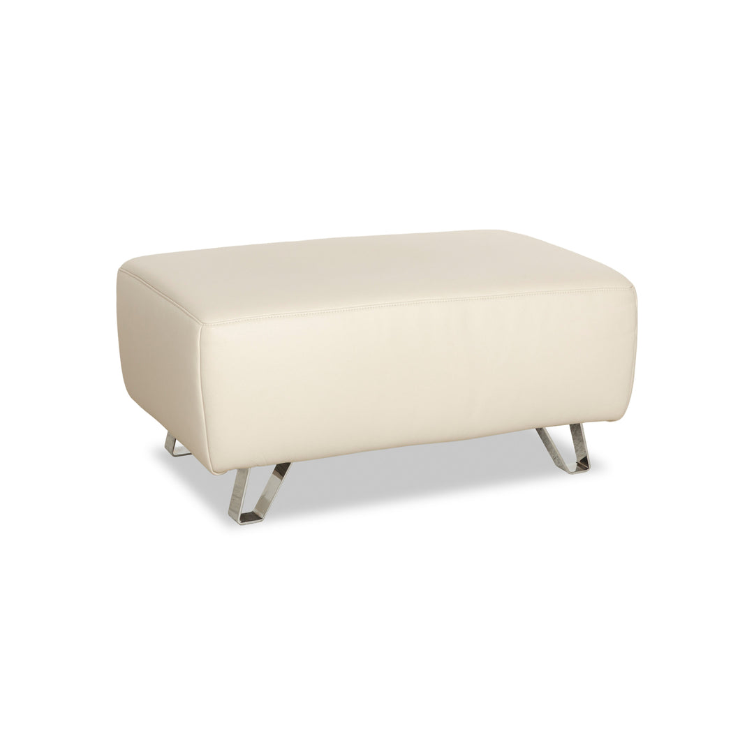 Musterring MR 680 Leder Hocker Creme