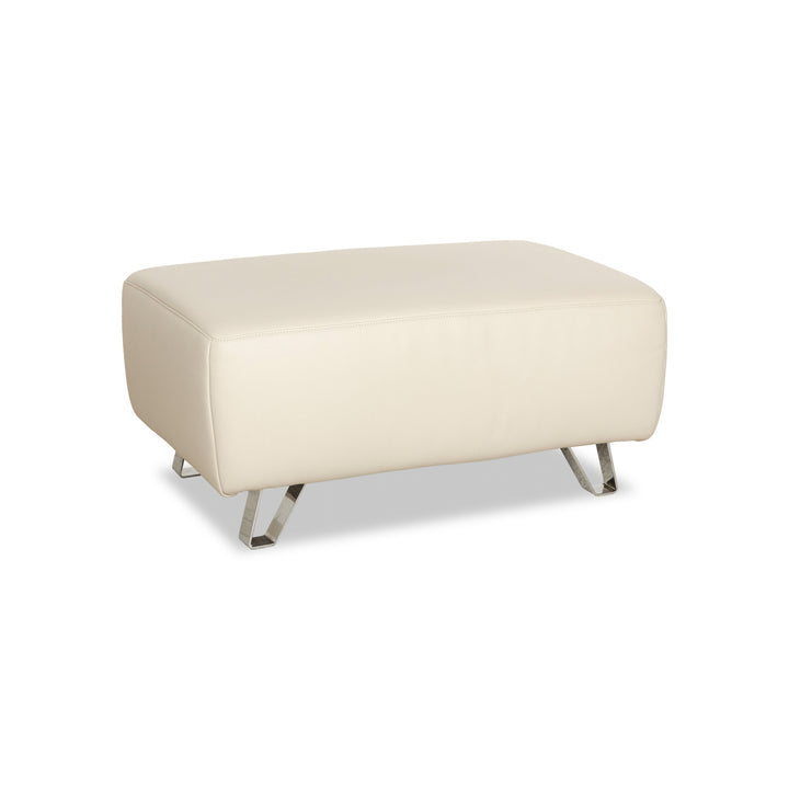 Musterring MR 680 Leder Hocker Creme