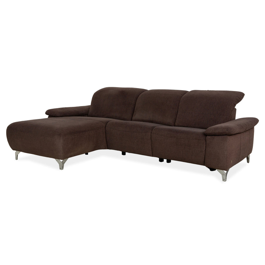 Musterring MR370 Stoff Ecksofa Braun manuelle Funktion Sofa Couch